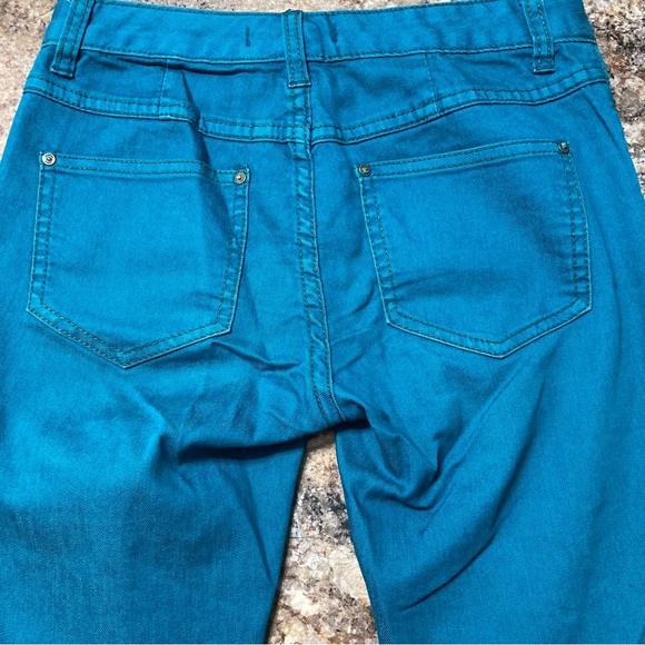 Free People Teal Light Weight Jeans - Picture 8 of 9